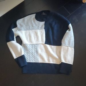 Color blocked sweater